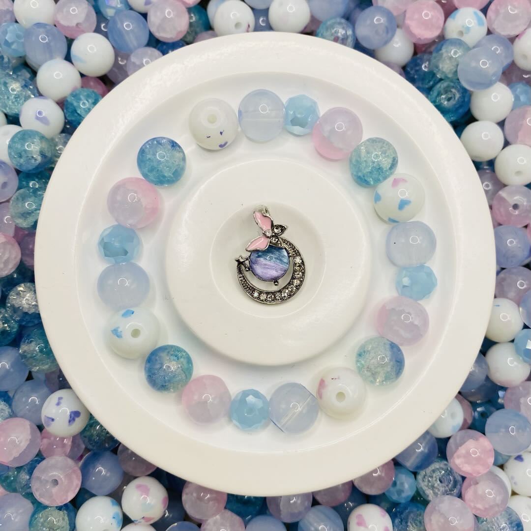 05-13 ❤ 新作 ❤【1580】テブリム 高級ガラスビーズ10mm,多面カットビーズ8mm,高品質メタル