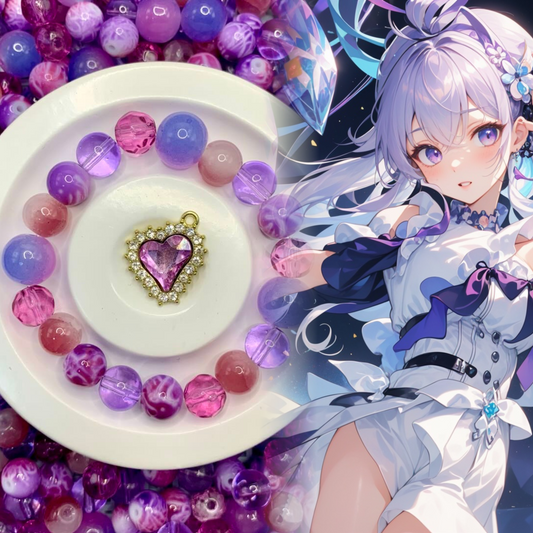 05-10 ❤ 新作 ❤【1555】ムウマージ  高級ガラスビーズ12mm,10mm,ラウンドカットビーズ10mm,高品質メタル