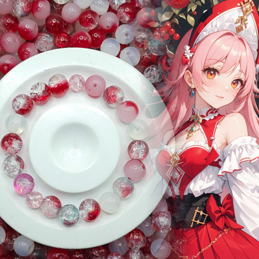 04-01 ❤ 新作 ❤【1328】ポニョ 高級ガラスビーズ10mm,8mm,夜光ビーズ10mm