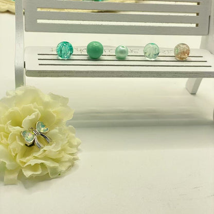 05-09 ❤ 新作 ❤【1550】ユニラン    高級ガラスビーズ10mm,8mm,高品質メタル