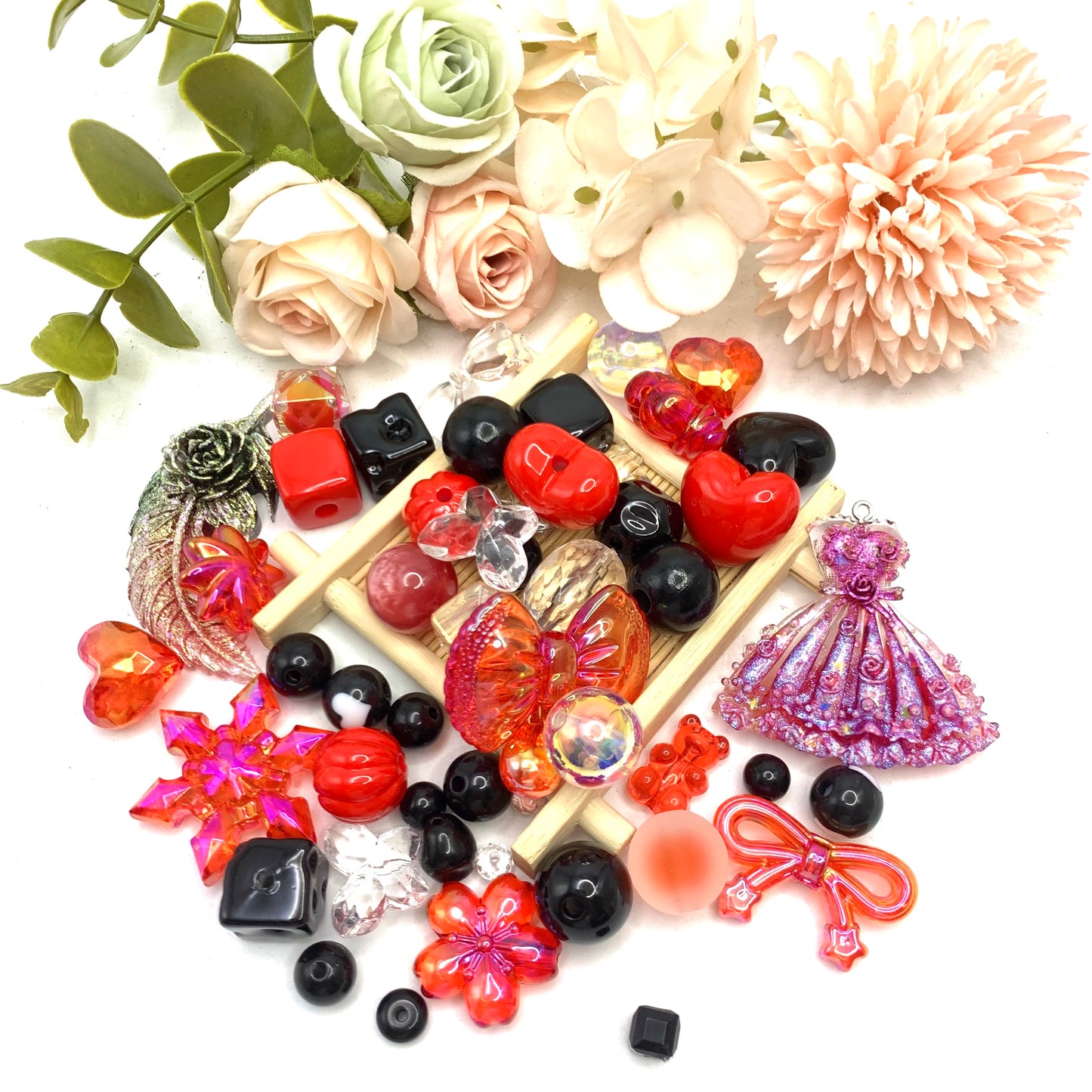 ✨✨アクリルビーズの福袋（(パール、手紙入り)）✨✨