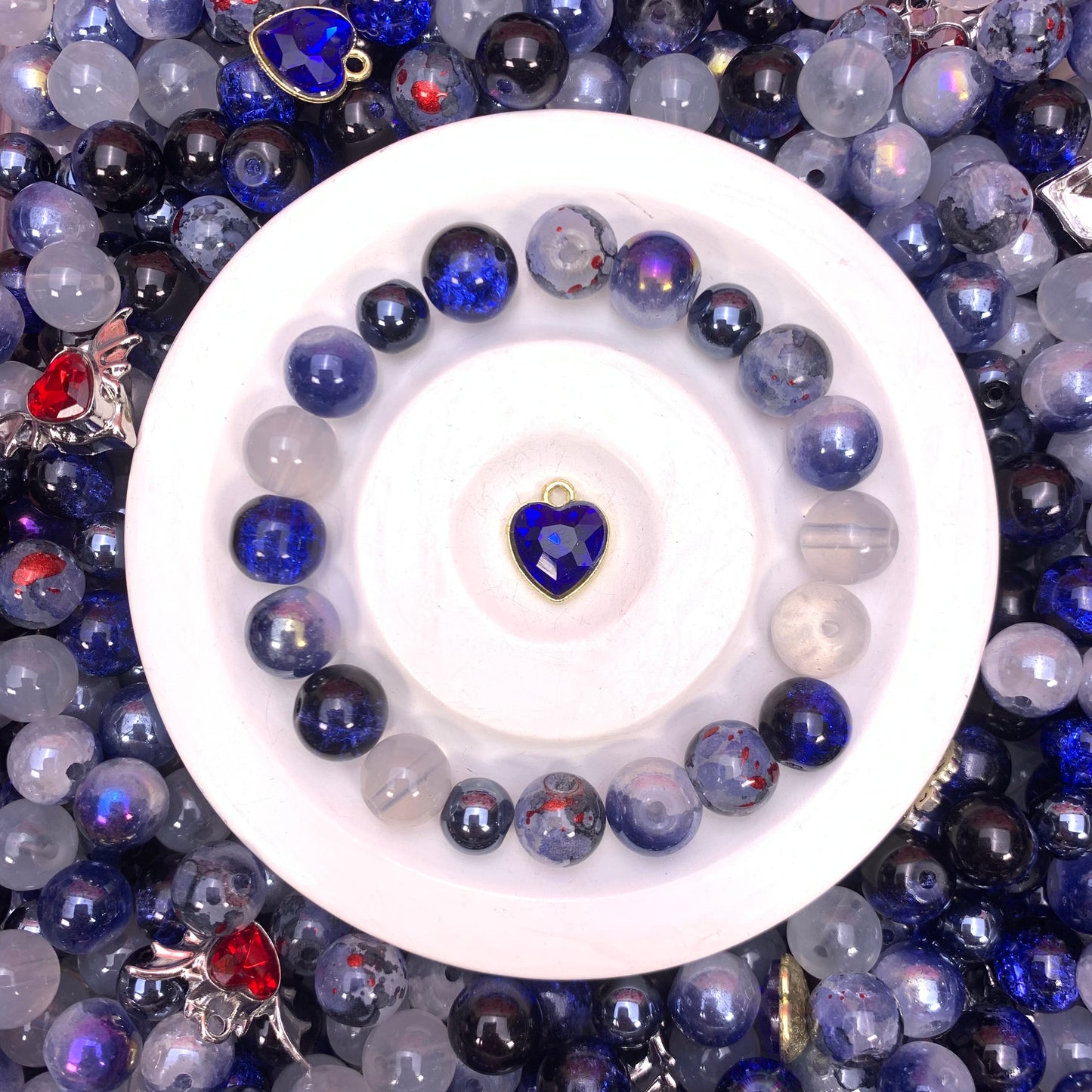 ガラスミックスビーズ