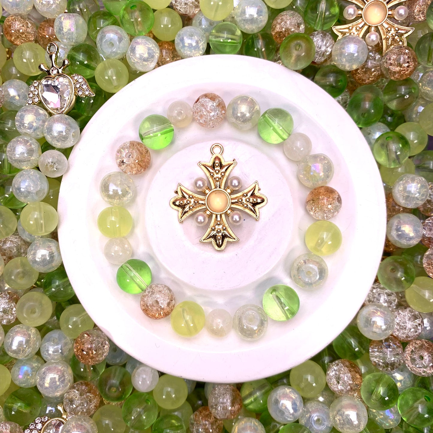 ガラスミックスビーズ