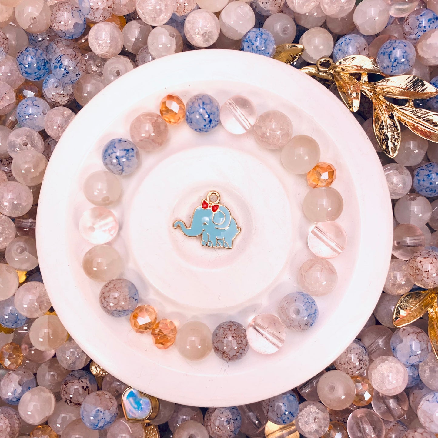 ガラスミックスビーズ