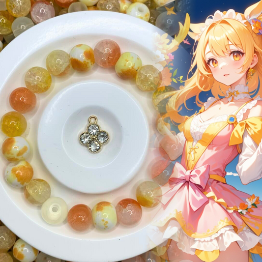 05-04 ❤ 新作 ❤【1526】ポニータ  高級ガラスビーズ10mm,8mm,高品質メタル