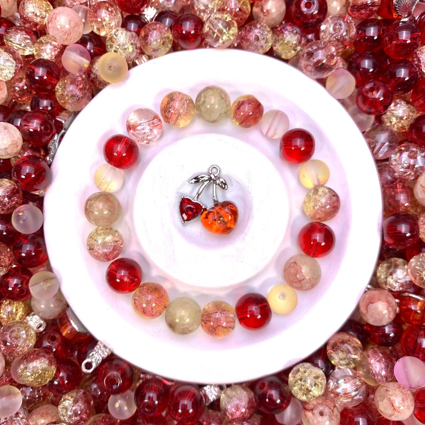 ガラスミックスビーズ