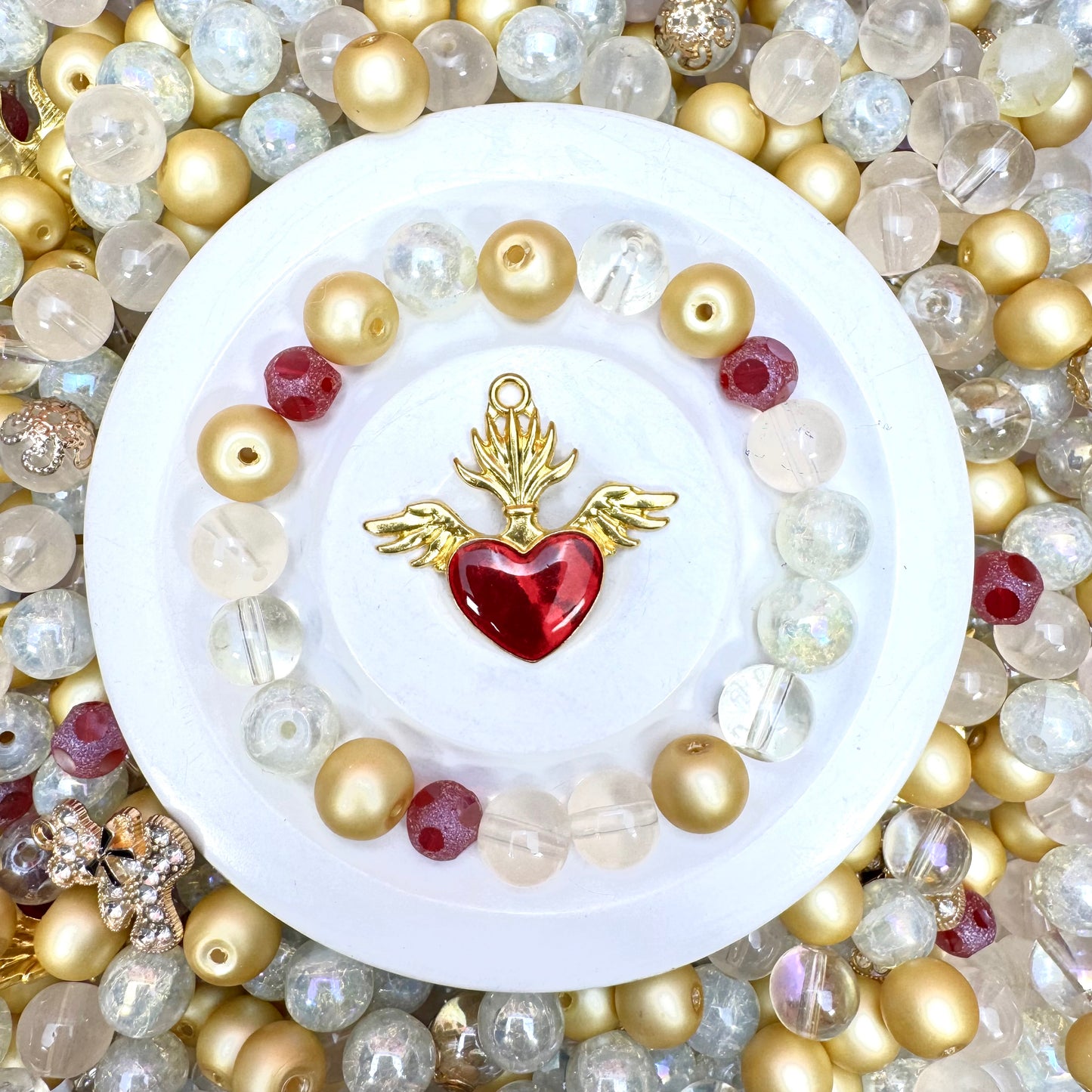 ガラスミックスビーズ