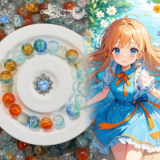 02-21 ❤ 新作 ❤【1043】ブライアン·パーク·モーターズ 高級ガラスビーズ,夜光ビーズ10mm,スクエアカットビーズ,高品質メタル,スペーサー等