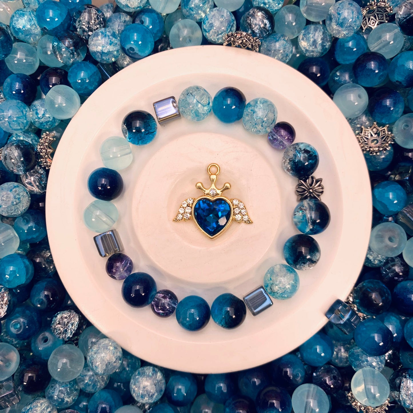 ガラスミックスビーズ