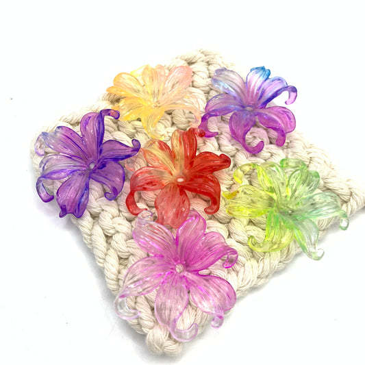 ミックスカラーフラワー6個セット