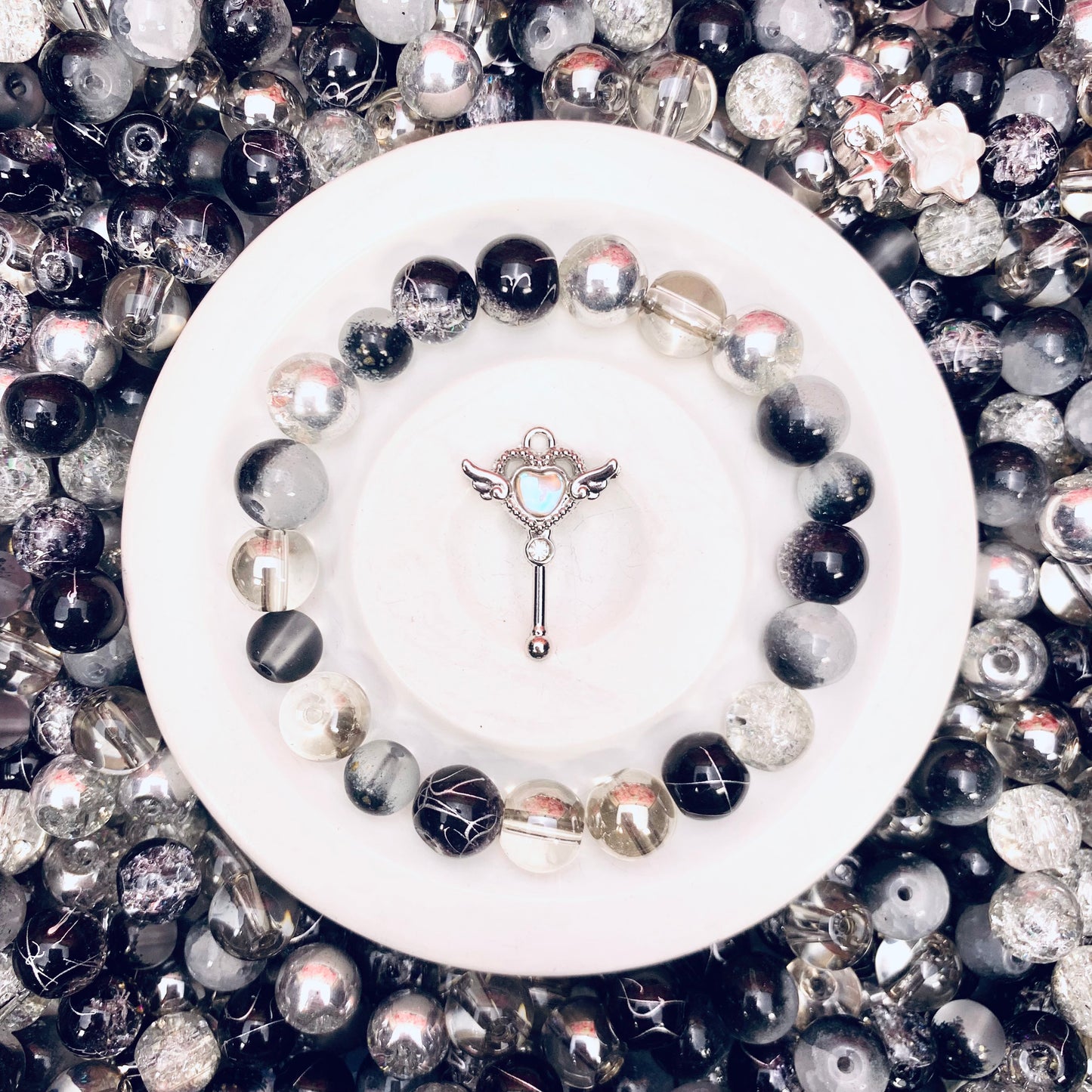 ガラスミックスビーズ