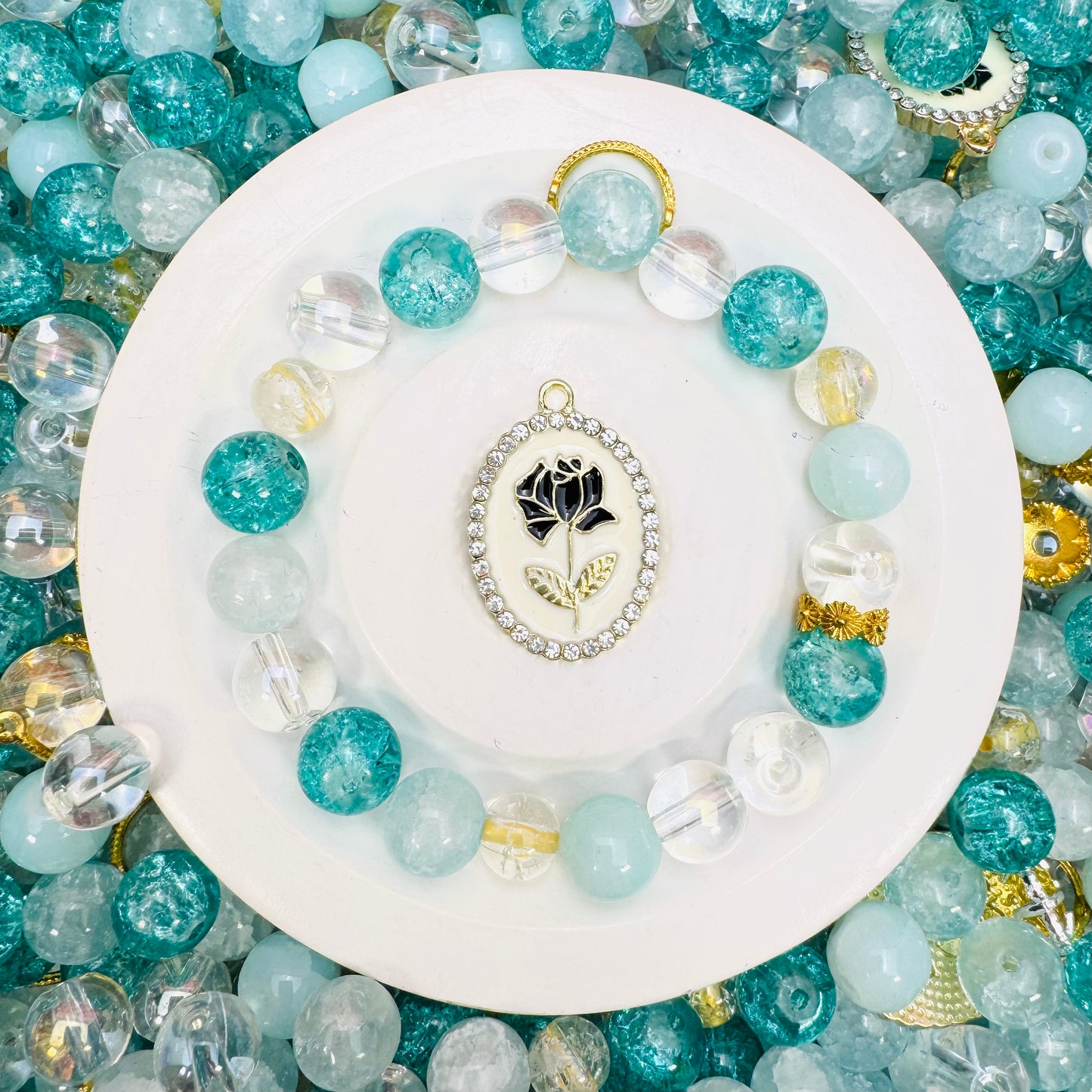 ガラスミックスビーズ