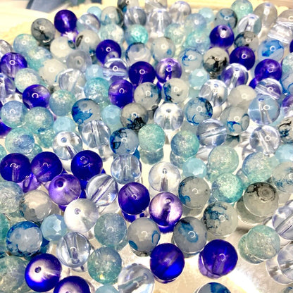 05-08 ❤ 新作 ❤【1545】タマンタ  高級ガラスビーズ10mm,多面カットビーズ8mm,高品質メタル