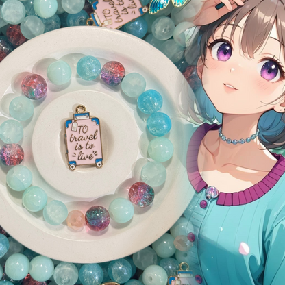 02-14 ❤ 新作 ❤【1022】バービー 高級ガラスビーズ10mm,多面カットビーズ8mm,高品質メタル,スペーサー等　