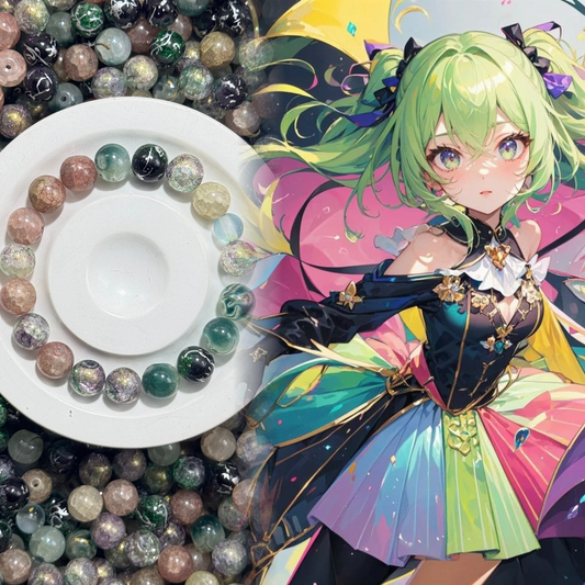 02-26 ❤ 新作 ❤【1083】デュードロップ 高級ガラスビーズ10mm,8mm